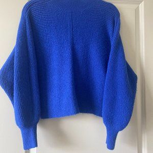 Royal Blue Knit Sweater Size M